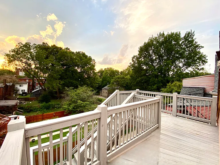 Out on the private patio / entry area and looking Northeast