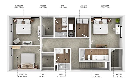 Floor plan C3 - Durango