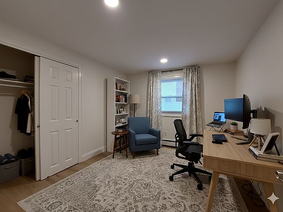 Cozy 2nd bedroom or home office - virtually staged