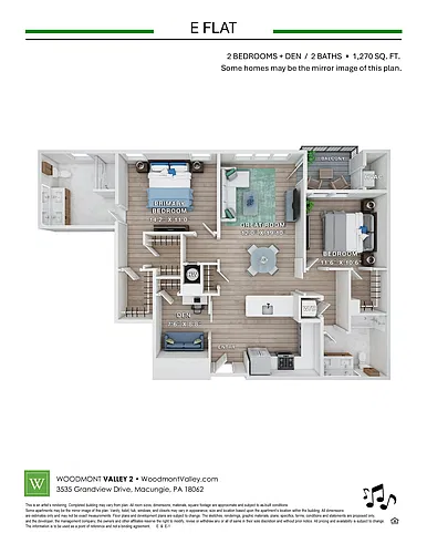 Floor plan E Flat