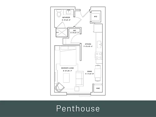 Floor plan Shore 2 Penthouse