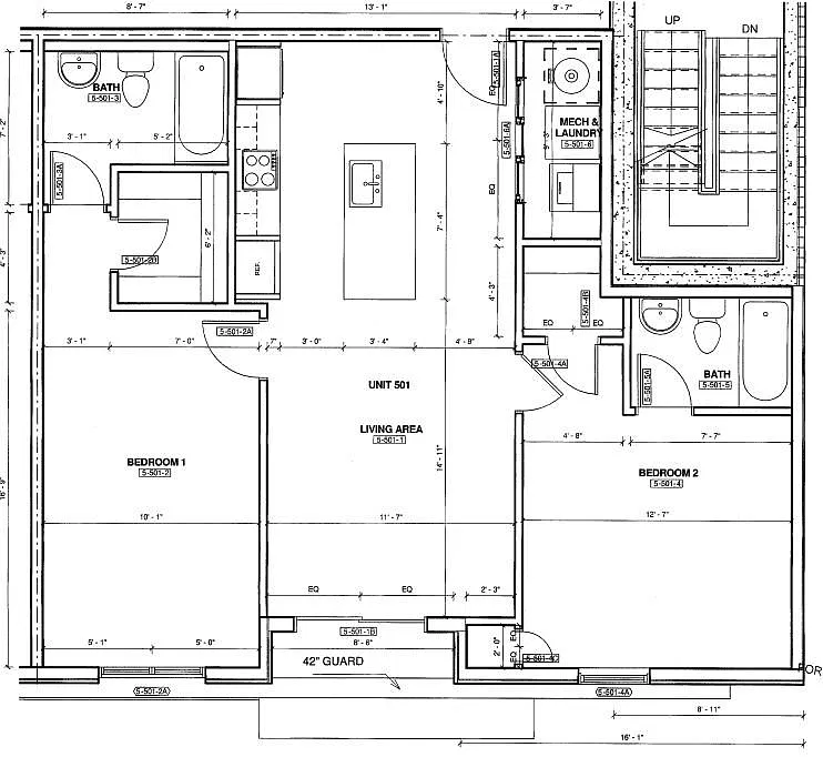 Floor plan X01 - Large Balcony