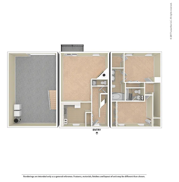 Floor plan Governours Townhouse Middle