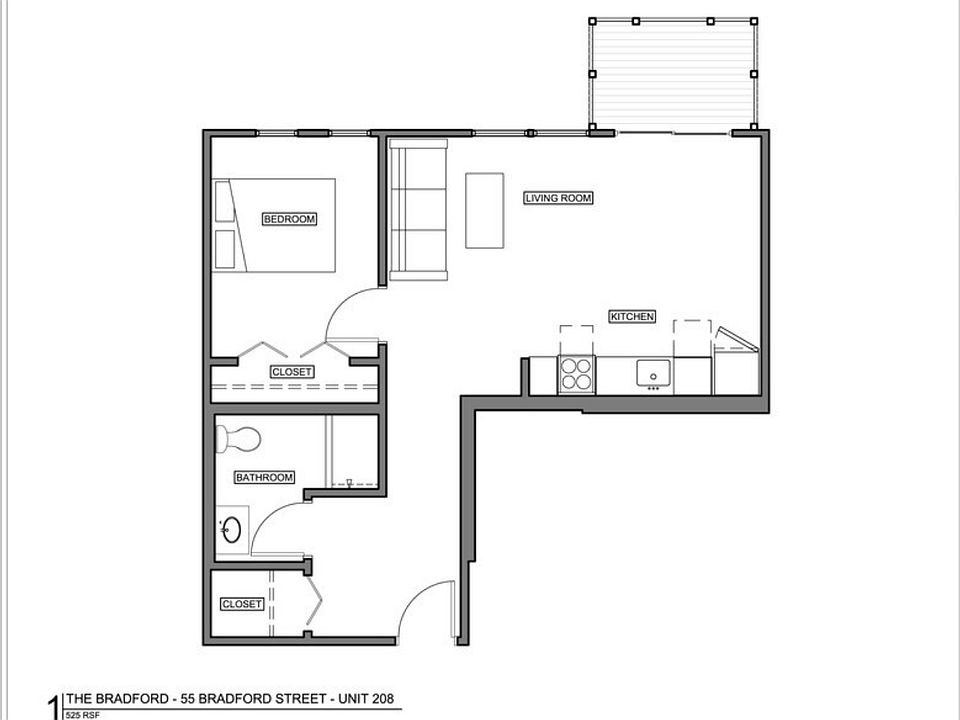 1st image of 55 Bradford St Suite 208