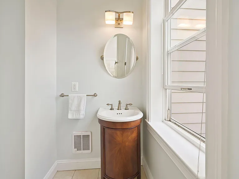 Main floor powder room