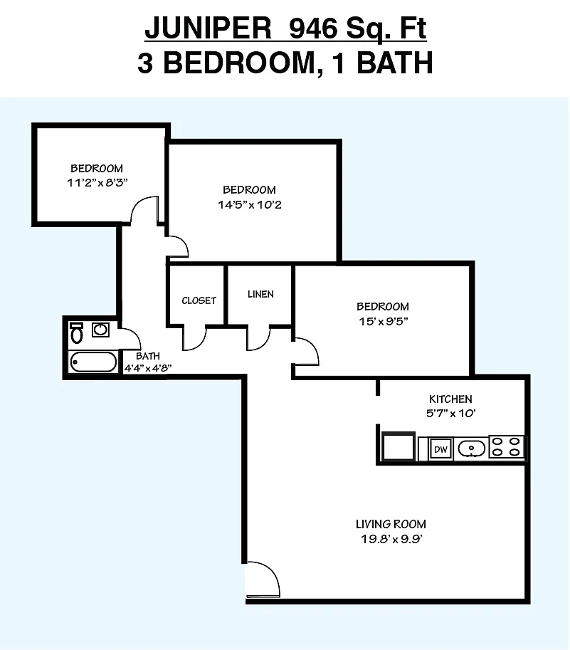 Floor plan Juniper