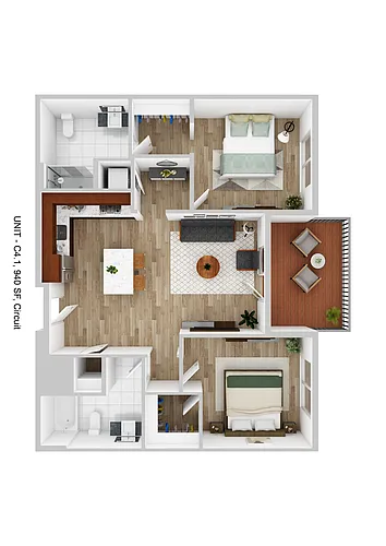 Floor plan Circuit
