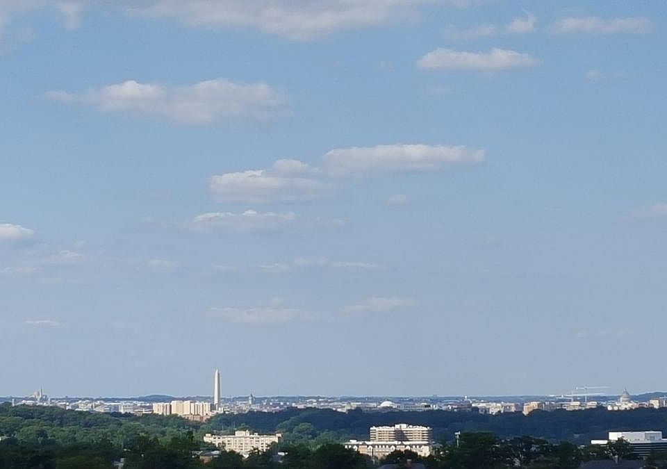View of DC Monuments from the Balcony