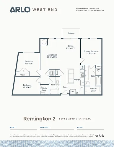 Floor plan Remington 2