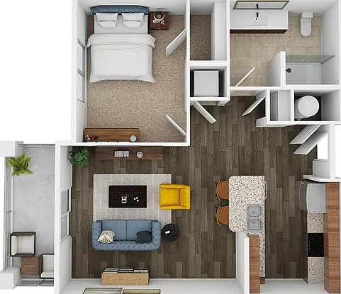 The Savina | 1 bed / 1 bath The Savina | 1 bed / 1 bath