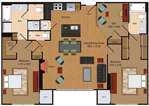 Floor plan Penthouse - B5