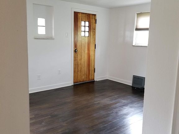 Front entry into living room