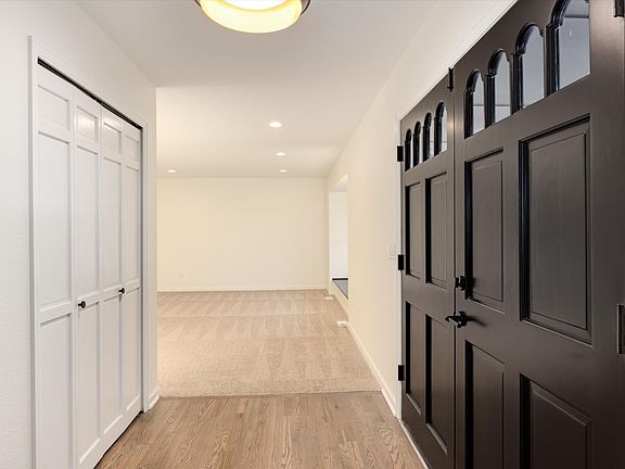 Front entry and coat closet