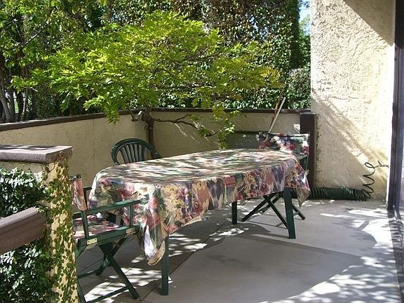 Private Front Patio