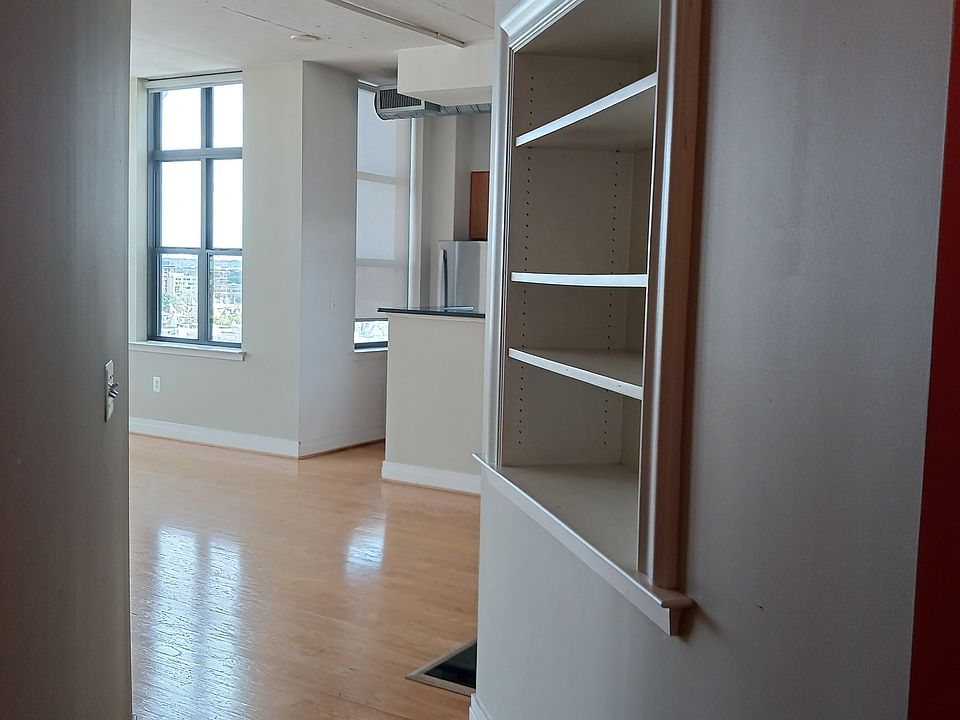 entrance to built-in bookcase