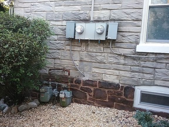 Separate utility meters