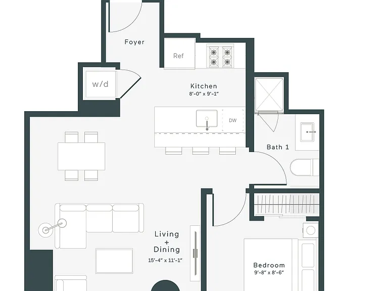 O6 floor plan 1400 Wabash