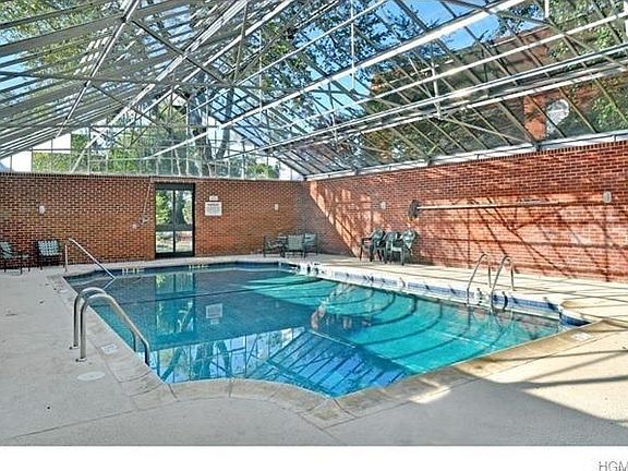 glass enclosed pool