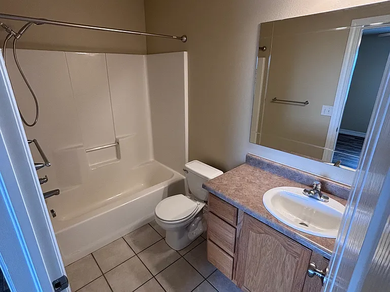 Master bathroom.