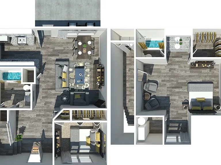 Two Bedroom Two Bedroom