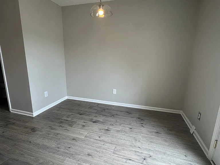 Space for dining table upstairs off the kitchen