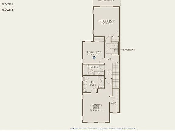Unit A Floor Plan, Quick Move-In Home, Floor 2