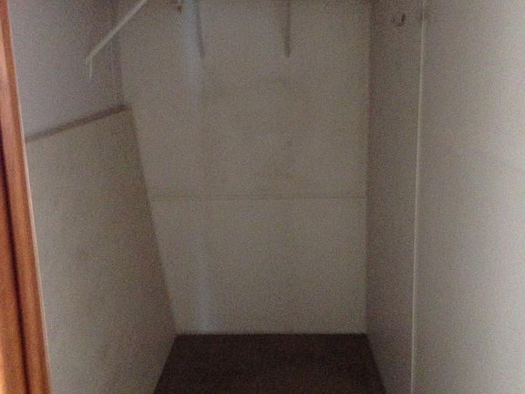 Closet in master bedroom