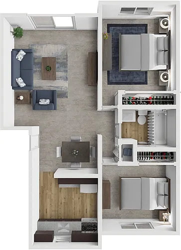Floor plan Catamaran 1