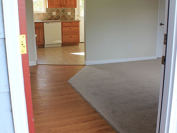 Coming through the front door into the living room