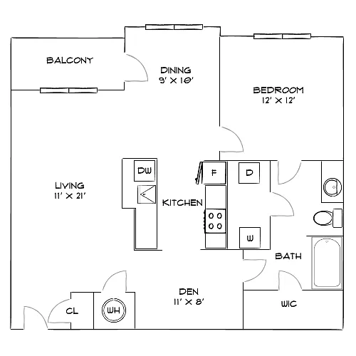 Floor plan Design 1F