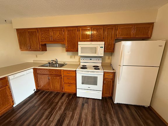 Tons of cabinets w/dishwasher and garbage disposal.