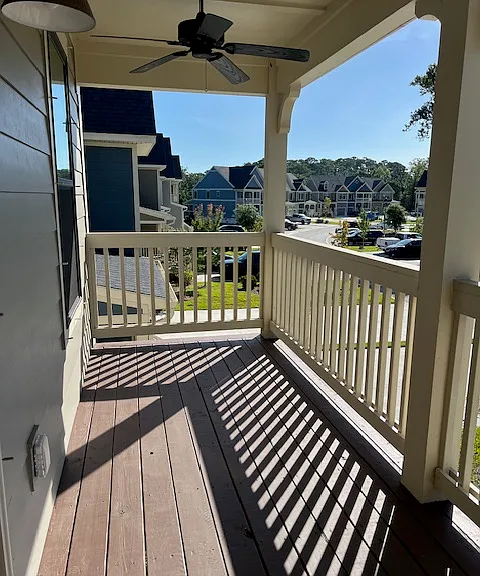 2nd Level Master balcony