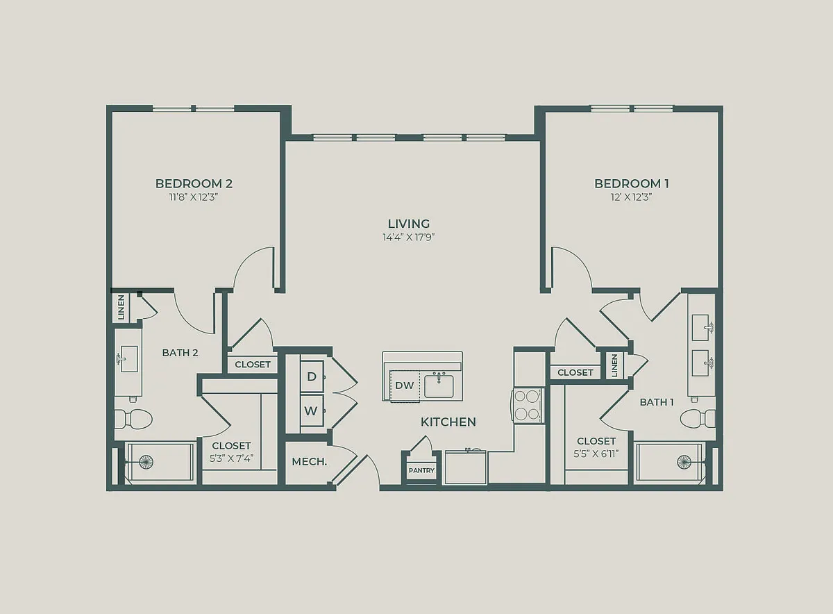 Floor plan B3