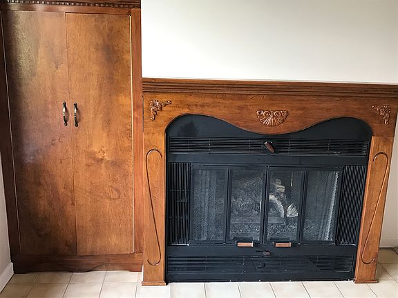Custom Fireplace and Cabinet