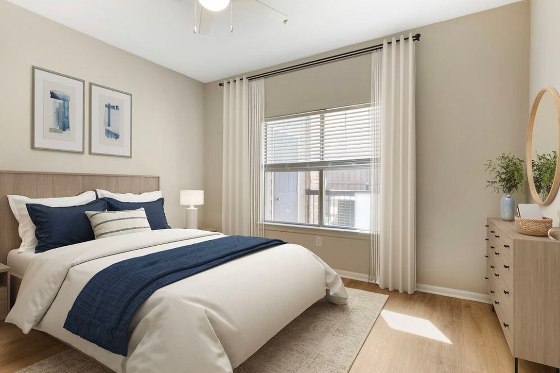 Renovated Package I bedroom with hard surface flooring (select homes)
