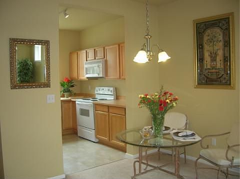 Dining room conveniently located next to kitchen