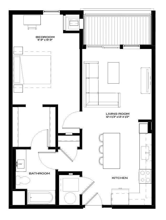Floor plan A2a