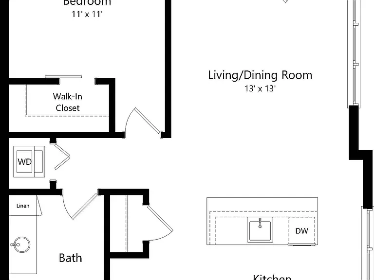 Floor Plan B2 | The Junction | Apartments in Menomonee Falls, WI Floor Plan B2 | The Junction | Apartments in Menomonee Falls, WI