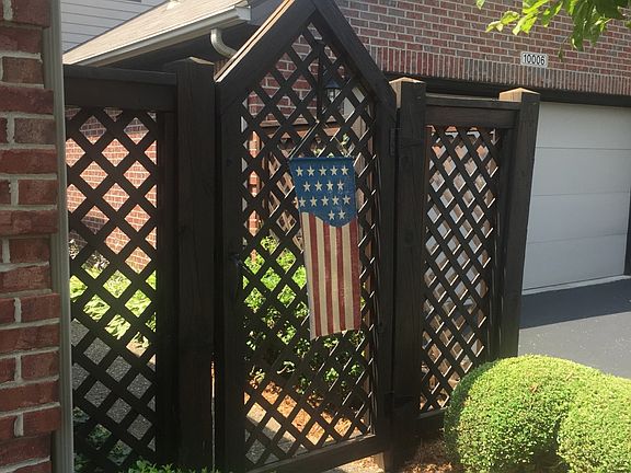 Gated entrance to courtyard