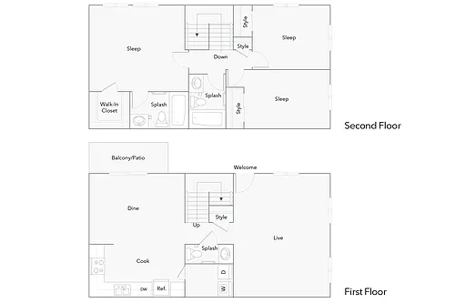 Floor plan Danbury