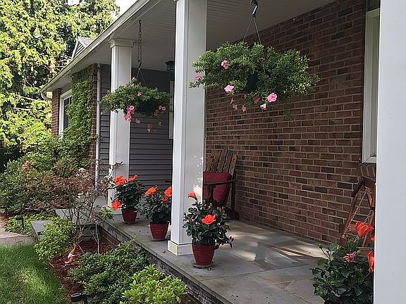 Front porch of stone 