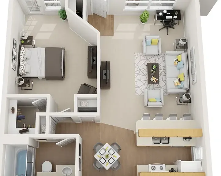 A4 - 1 Bed 1 Bath A4 - 1 Bed 1 Bath