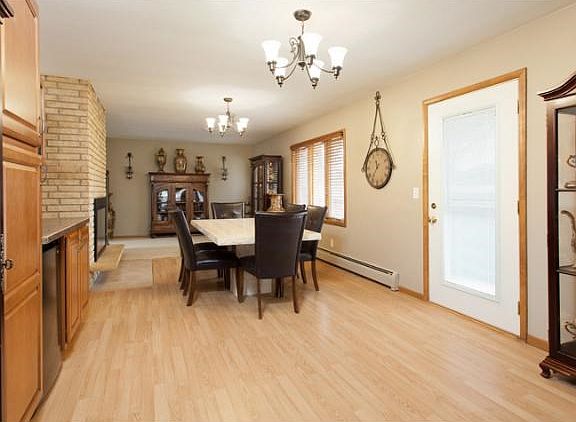 Open main level floor plan