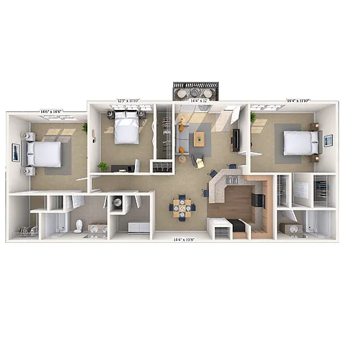 Floor plan The Royal Palm