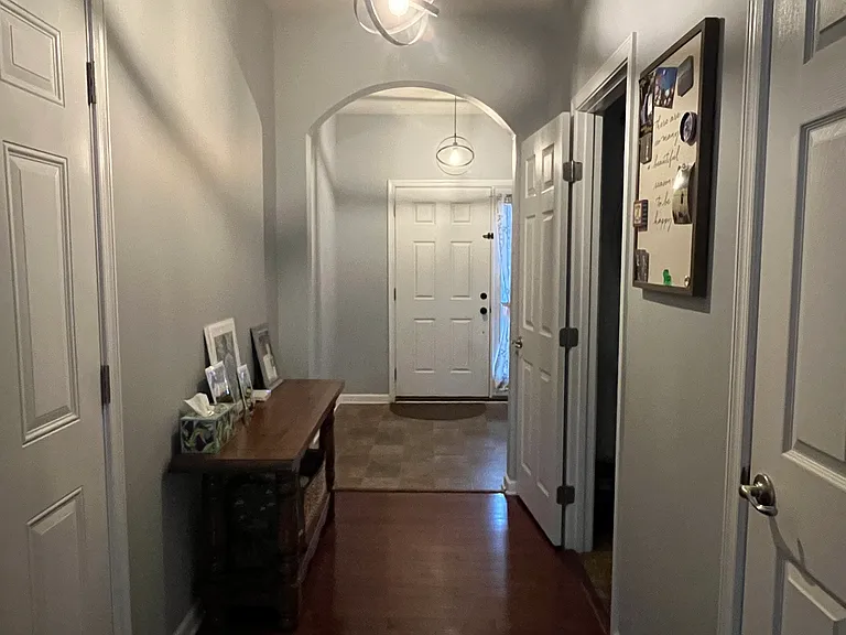Entryway, looking towards the front door