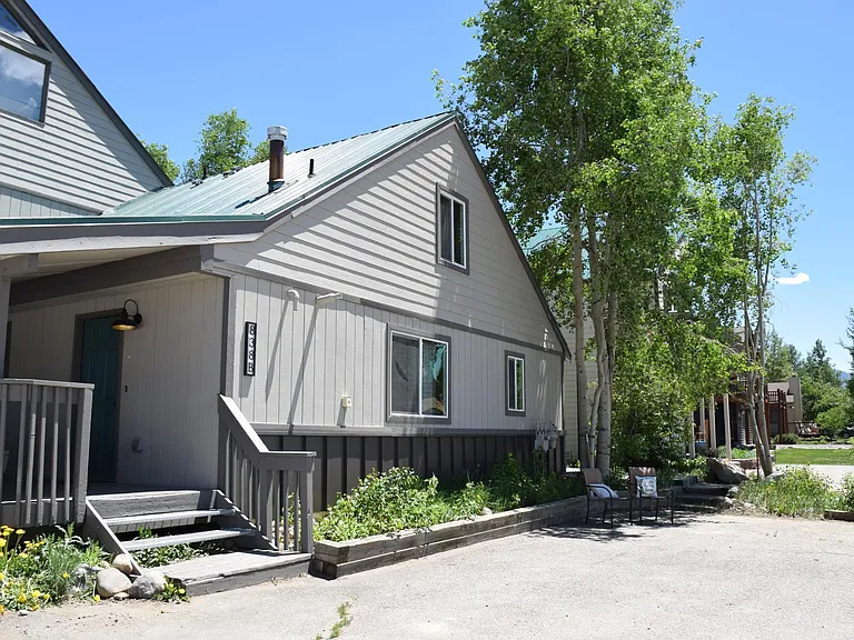 Exterior and parking area.