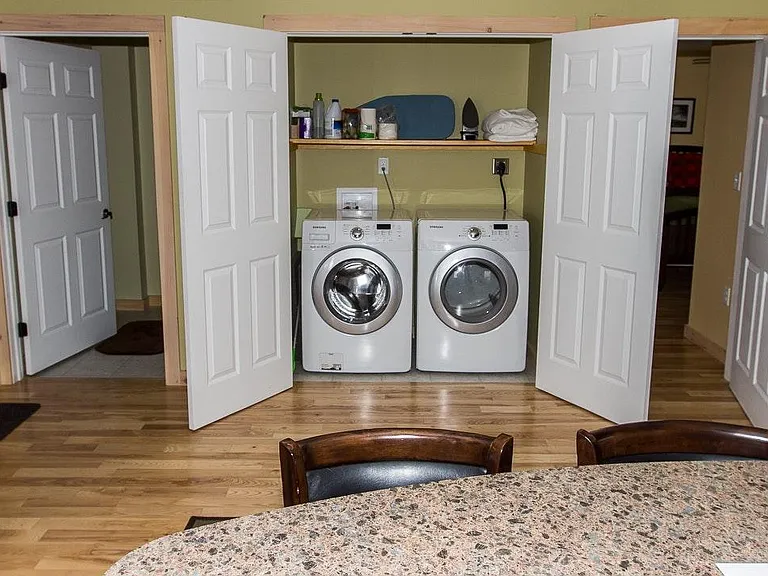 Washer and Dryer on Main level