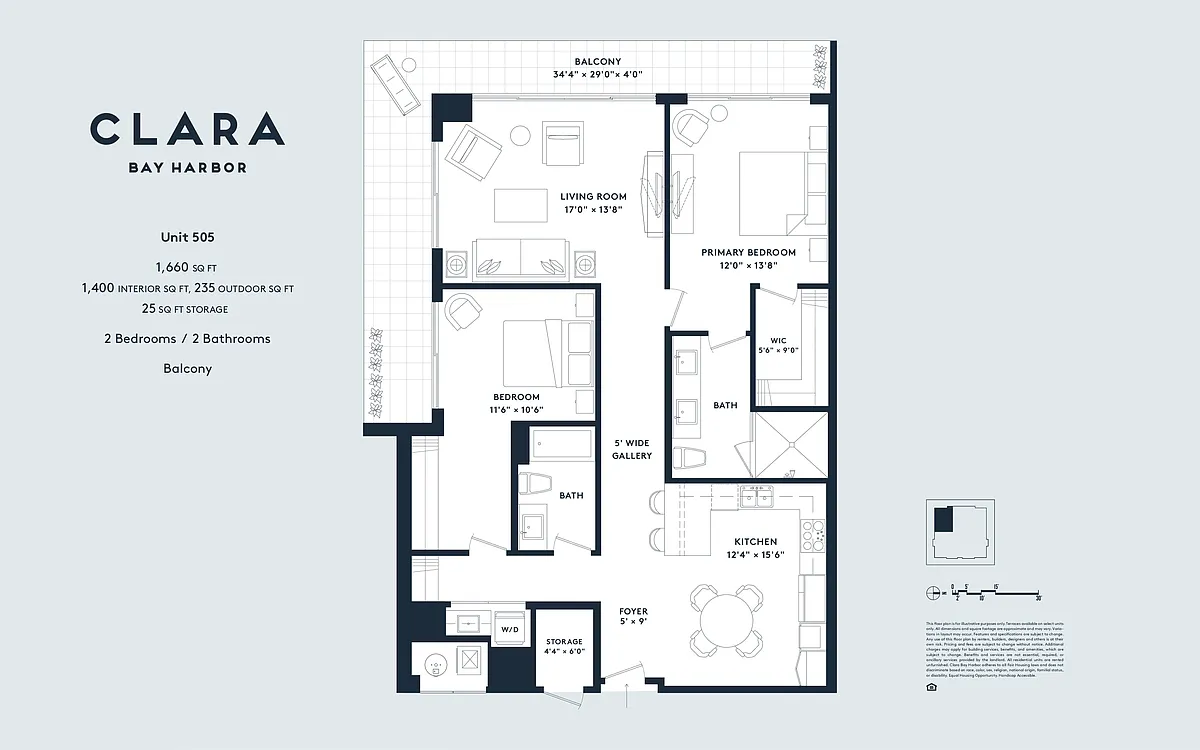 Floor plan 505