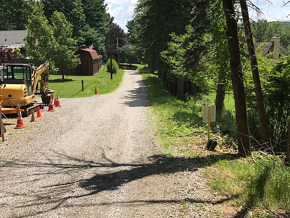 Looking down to Sutter Road 