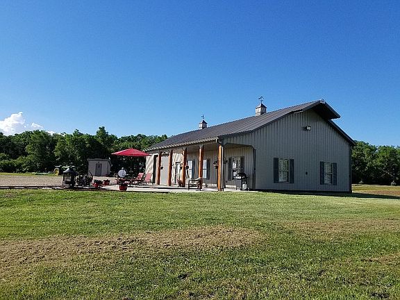 North side of house